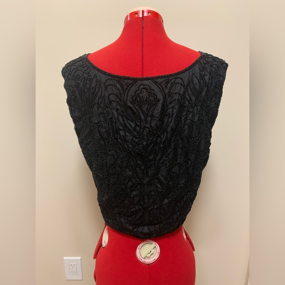 Vintage Beaded Vest - Picture 2 of 5